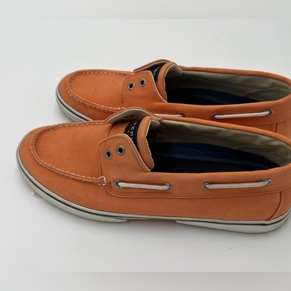 Sperry Top-Sider Men's Orange Canvas Shoes Men's Size 12 - Picture 5 of 9